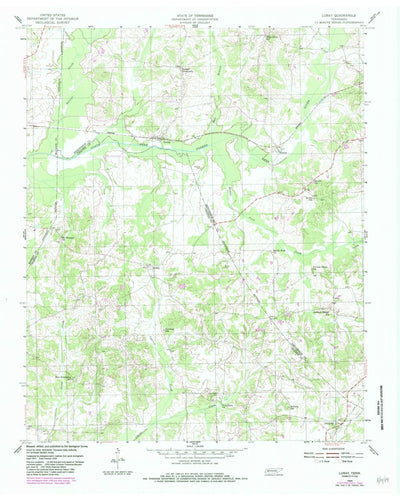 United States Geological Survey Luray, TN (1955, 24000-Scale) digital map