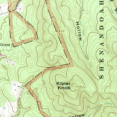 United States Geological Survey Luray, VA (1965, 24000-Scale) digital map