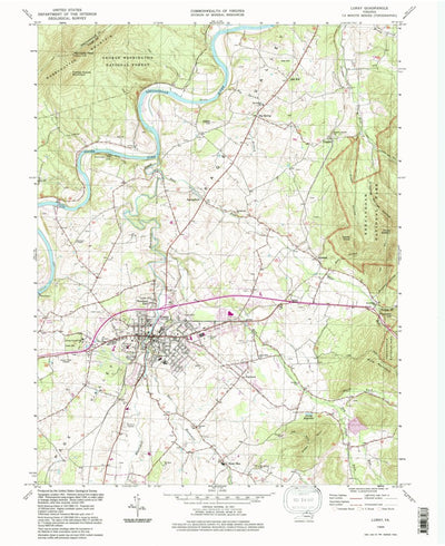 United States Geological Survey Luray, VA (1994, 24000-Scale) digital map