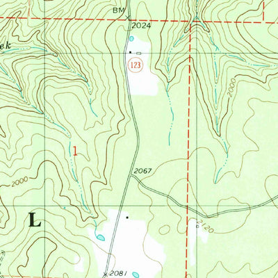 United States Geological Survey Lurton, AR (1980, 24000-Scale) digital map