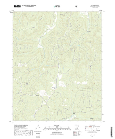 United States Geological Survey Lurton, AR (2020, 24000-Scale) digital map