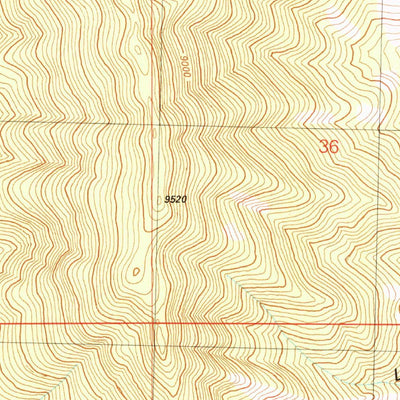 United States Geological Survey Lusetti Canyon, NV (1990, 24000-Scale) digital map