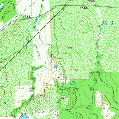 United States Geological Survey Lusk, TX (1965, 24000-Scale) digital map