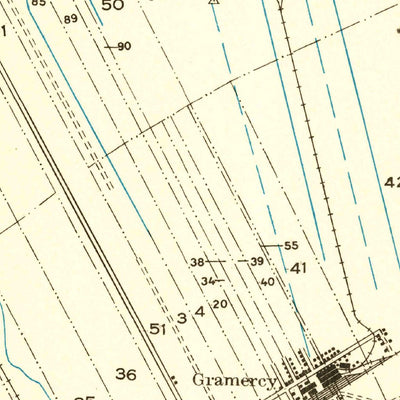 United States Geological Survey Lutcher, LA (1946, 31680-Scale) digital map