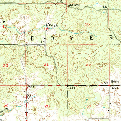 United States Geological Survey Luther, MI (1957, 62500-Scale) digital map
