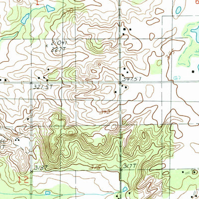 United States Geological Survey Luther, MI (1987, 24000-Scale) digital map