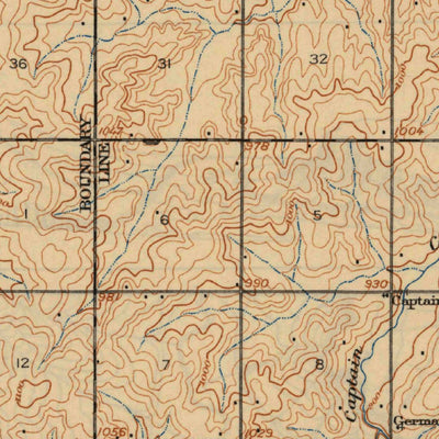 United States Geological Survey Luther, OK (1909, 62500-Scale) digital map