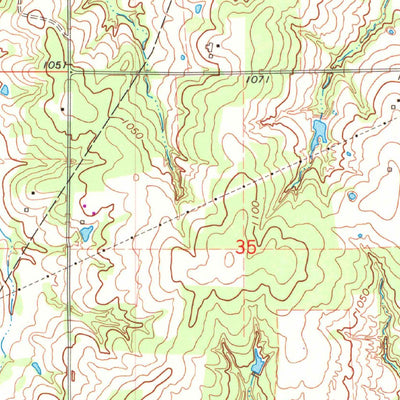 United States Geological Survey Luther SE, OK (1966, 24000-Scale) digital map