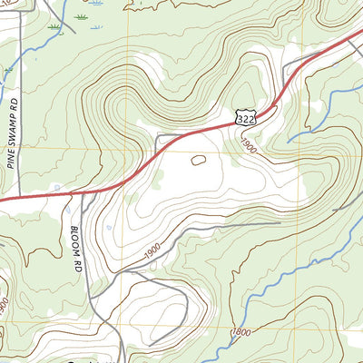 United States Geological Survey Luthersburg, PA (2023, 24000-Scale) digital map