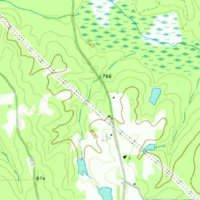 United States Geological Survey Luthersville, GA (1971, 24000-Scale) digital map