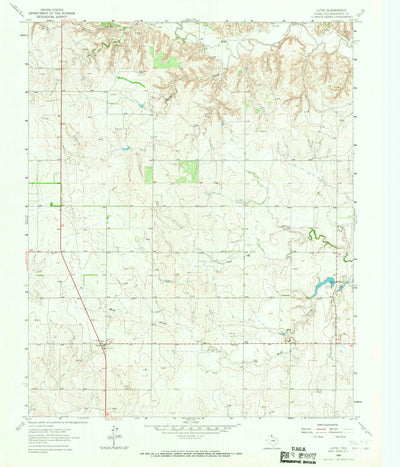United States Geological Survey Lutie, TX (1964, 24000-Scale) digital map