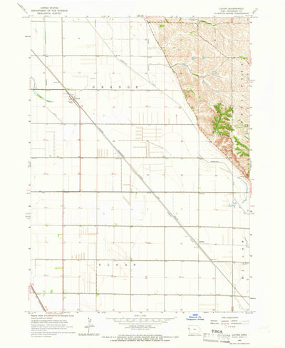 United States Geological Survey Luton, IA (1964, 24000-Scale) digital map