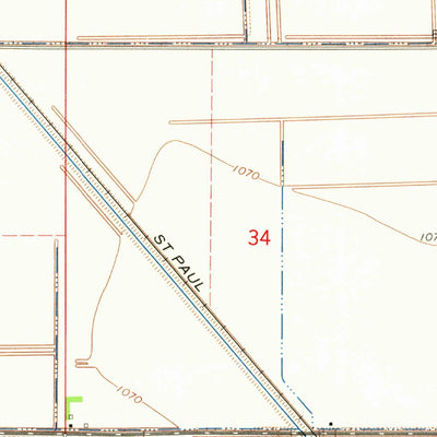 United States Geological Survey Luton, IA (1964, 24000-Scale) digital map