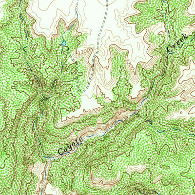 United States Geological Survey Luttrell Springs NE, TX (1963, 24000-Scale) digital map