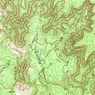 United States Geological Survey Luttrell Springs, TX (1963, 24000-Scale) digital map