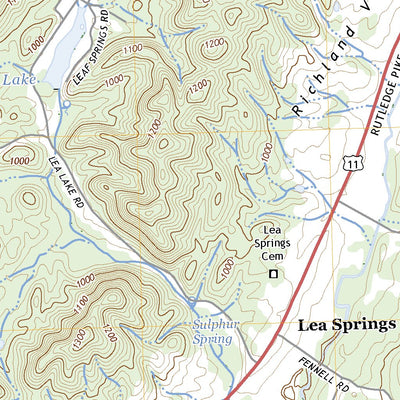 United States Geological Survey Luttrell, TN (2022, 24000-Scale) digital map