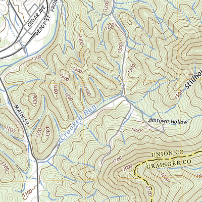 United States Geological Survey Luttrell, TN (2022, 24000-Scale) digital map