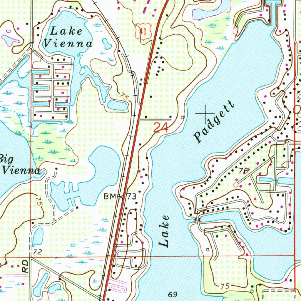 Lutz, FL (1974, 24000-Scale) Map by United States Geological Survey ...