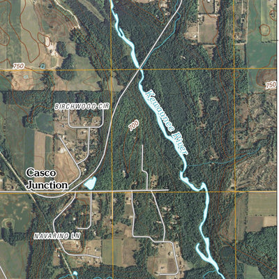 United States Geological Survey Luxemburg, WI (2010, 24000-Scale) digital map