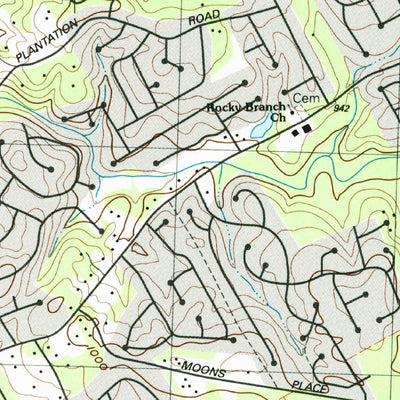 United States Geological Survey Luxomni, GA (1992, 24000-Scale) digital map