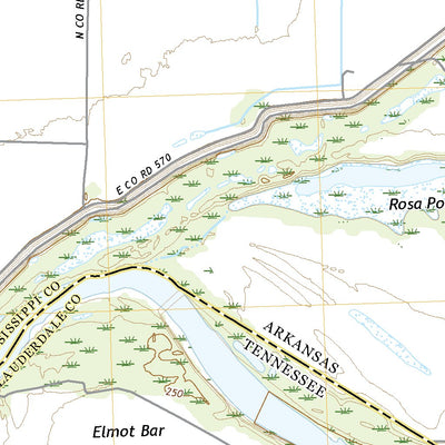 United States Geological Survey Luxora, AR (2020, 24000-Scale) digital map