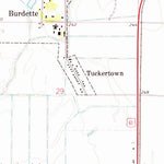 United States Geological Survey Luxora, AR-TN (1972, 24000-Scale) digital map