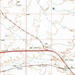 United States Geological Survey Luzena, AZ (1957, 62500-Scale) digital map