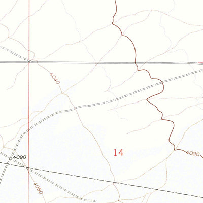 United States Geological Survey Luzena, AZ (1979, 24000-Scale) digital map