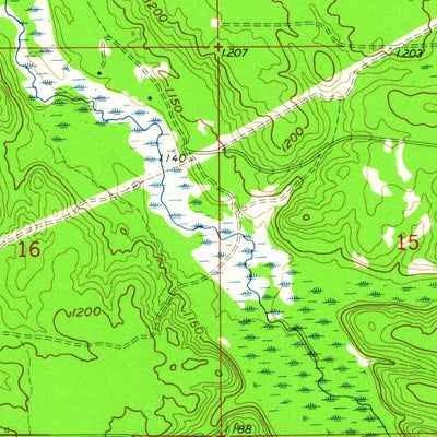 United States Geological Survey Luzerne, MI (1963, 24000-Scale) digital map