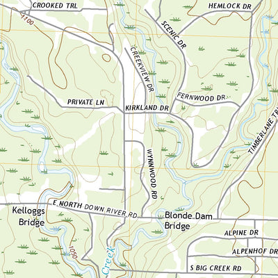 United States Geological Survey Luzerne NW, MI (2019, 24000-Scale) digital map