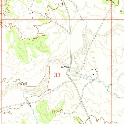 United States Geological Survey Lybrook NW, NM (1966, 24000-Scale) digital map