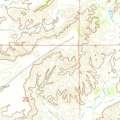 United States Geological Survey Lybrook NW, NM (1966, 24000-Scale) digital map