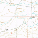 United States Geological Survey Lybrook SE, NM (1966, 24000-Scale) digital map