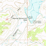 United States Geological Survey Lybrook SE, NM (1966, 24000-Scale) digital map