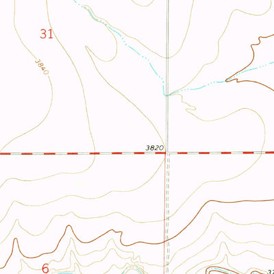United States Geological Survey Lycan, CO (1971, 24000-Scale) digital map