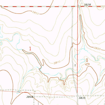 United States Geological Survey Lycan, CO (1971, 24000-Scale) digital map