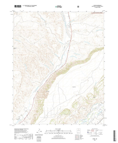 United States Geological Survey Lyden, NM (2020, 24000-Scale) digital map