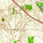 United States Geological Survey Lydick, IN (1958, 24000-Scale) digital map