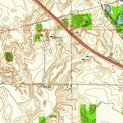 United States Geological Survey Lydick, IN (1958, 24000-Scale) digital map