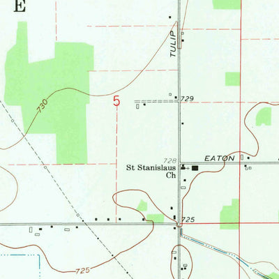 United States Geological Survey Lydick, IN (1969, 24000-Scale) digital map