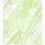 United States Geological Survey Lyerly, GA-AL (1966, 24000-Scale) digital map