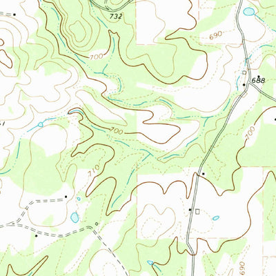 United States Geological Survey Lyerly, GA-AL (1966, 24000-Scale) digital map