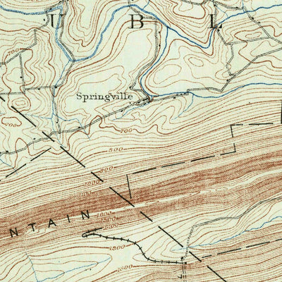 United States Geological Survey Lykens, PA (1892, 62500-Scale) digital map