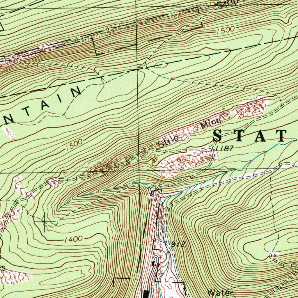 Lykens, PA (1997, 24000Scale) Map by United States Geological Survey Avenza Maps