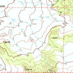 United States Geological Survey Lyman Lake, AZ (1971, 24000-Scale) digital map