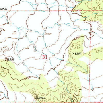 United States Geological Survey Lyman Lake, AZ (1971, 24000-Scale) digital map