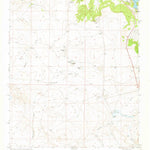 United States Geological Survey Lyman Lake SW, AZ (1971, 24000-Scale) digital map