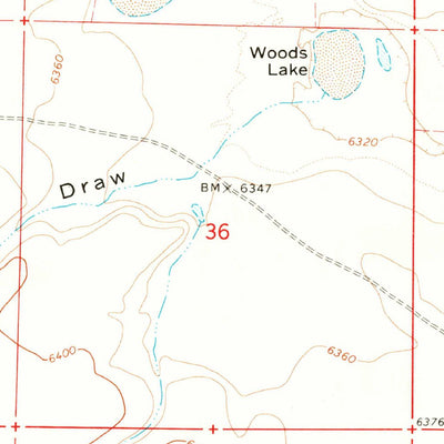 United States Geological Survey Lyman Lake SW, AZ (1971, 24000-Scale) digital map