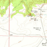 United States Geological Survey Lyman Lake SW, AZ (1971, 24000-Scale) digital map