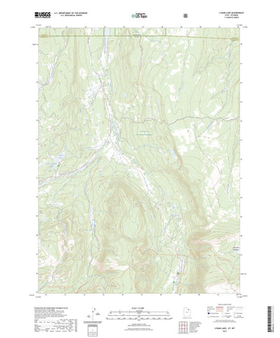United States Geological Survey Lyman Lake, UT (2023, 24000-Scale) digital map
